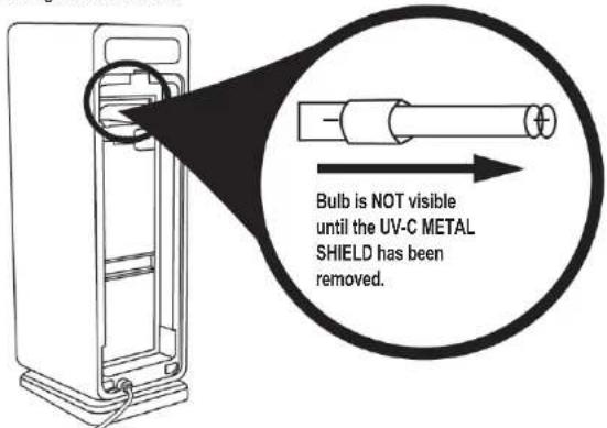 GermGuardian AC4900 - INSTALLING & REMOVING UV-C BULB - 4