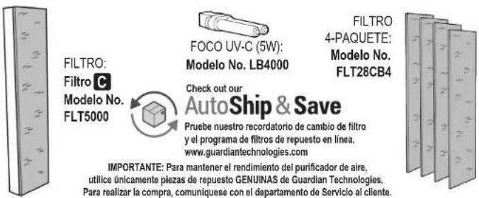 GermGuardian AC5300 - LA BOMBILLA CONTIENE MERCURIO - 5