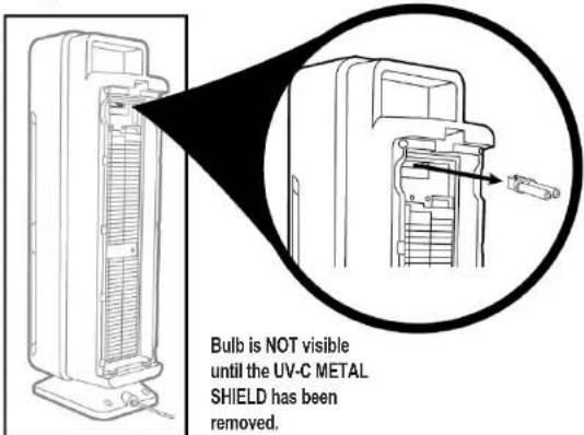 GermGuardian AC5300 - INSTALLING &amp; REMOVING UV-C BULB - 4