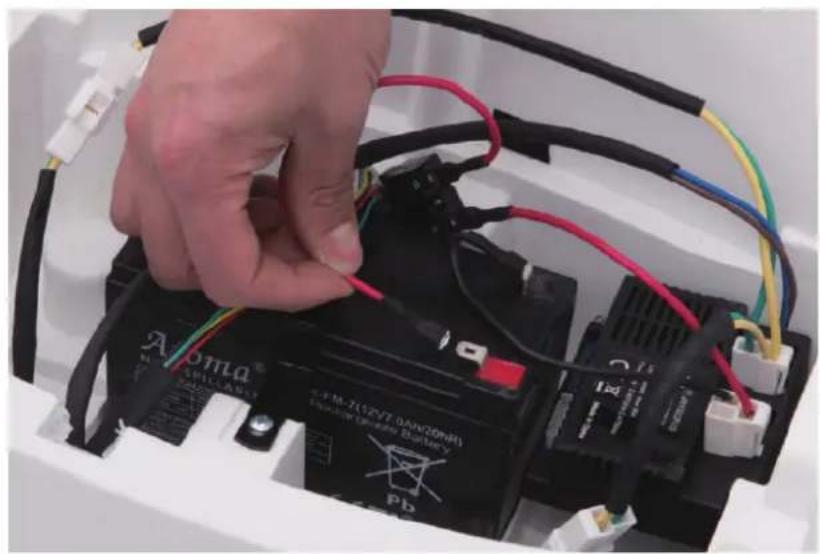 Merax TX295531 - 8.Motor line and battery line connection - 2