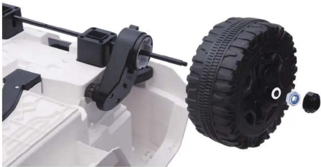 Merax TX295531 - 4.Rear axle and motor assembly - 2