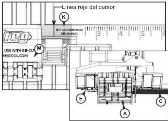 Kreg RipCut - Paso 7: Alinee el cursor y fije el corte más estrecho - 1