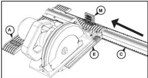 Kreg RipCut - Step 6: Slide the Sled onto the Rail - 1