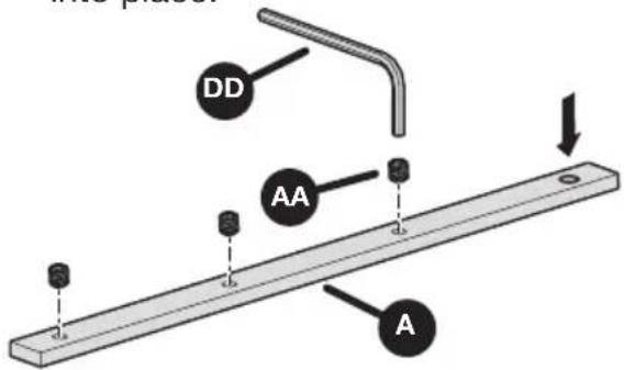 Kreg Straight Edge Guide - Prepare the Upper Connector Bars - 1