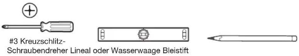 Kreg Straight Edge Guide - Empfohlene Werkzeuge/Materialien (nicht im Lieferumfang enthalten) - 1