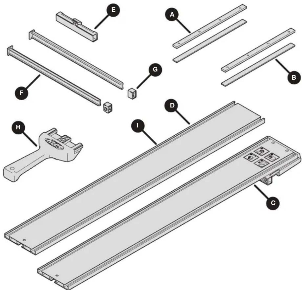 Kreg Straight Edge Guide - Outils/matériel fournis - 2