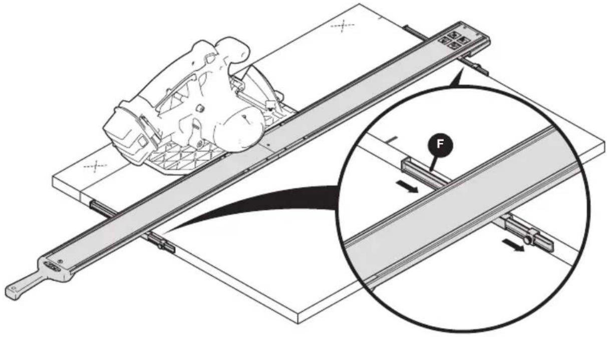 Kreg Straight Edge Guide - Découpe de la planche - 1