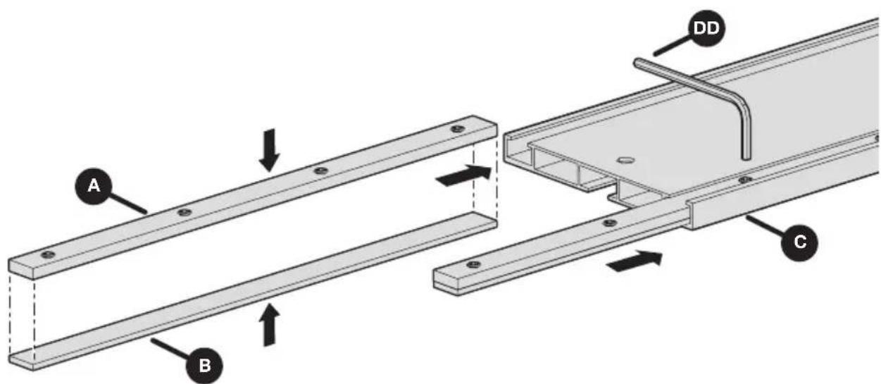 Kreg Straight Edge Guide - Montar las barras conectoras - 1