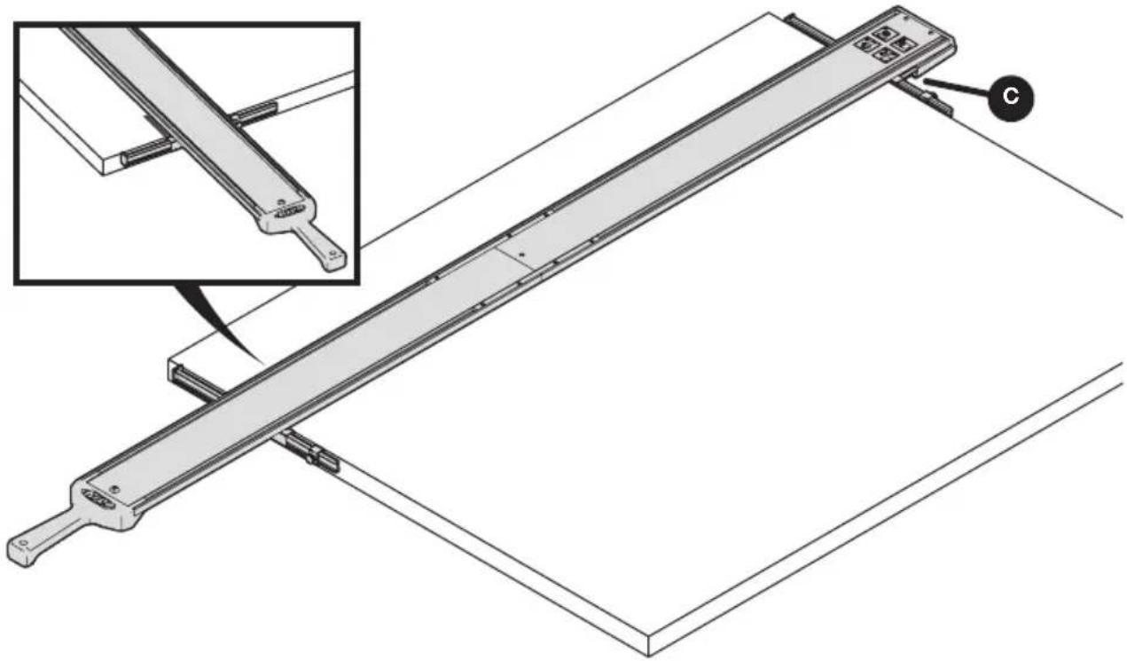 Kreg Straight Edge Guide - Align the Guide Rail to the Marks - 1