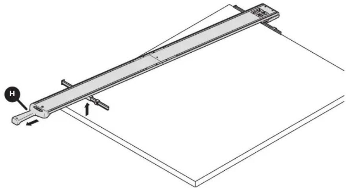 Kreg Straight Edge Guide - Remove the Straight Edge Guide from the Material - 1
