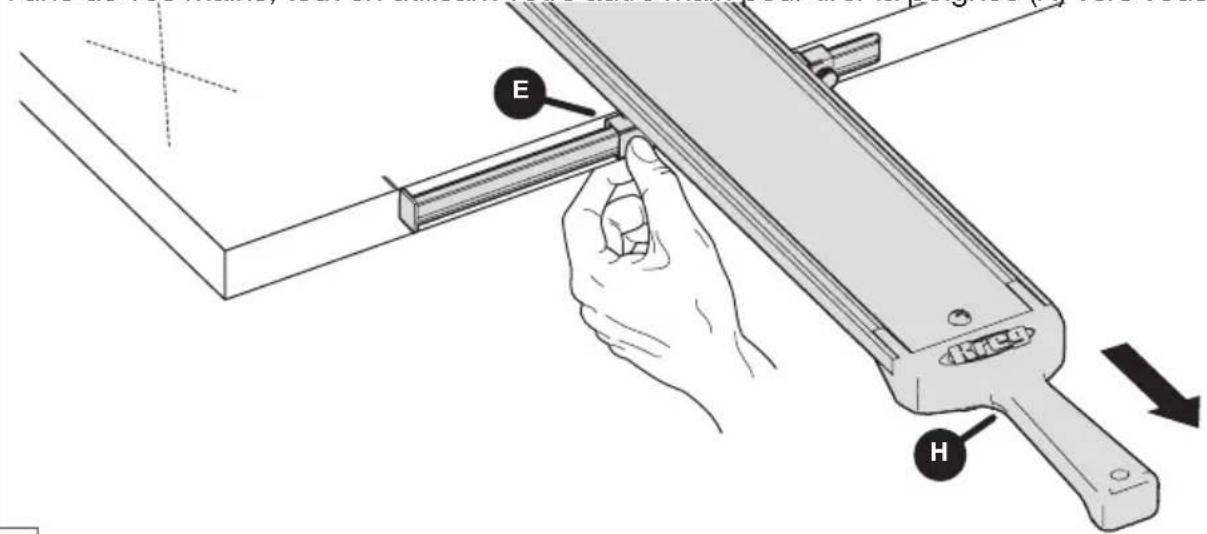 Kreg Straight Edge Guide - Fixez le guide de bord droit sur votre matériau - 1
