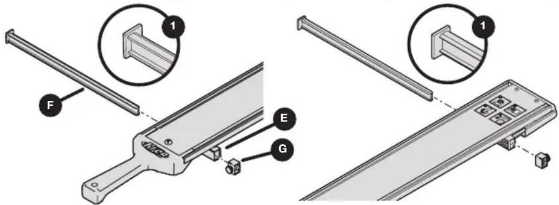 Kreg Straight Edge Guide - Installation des bras de l'indicateur - 1