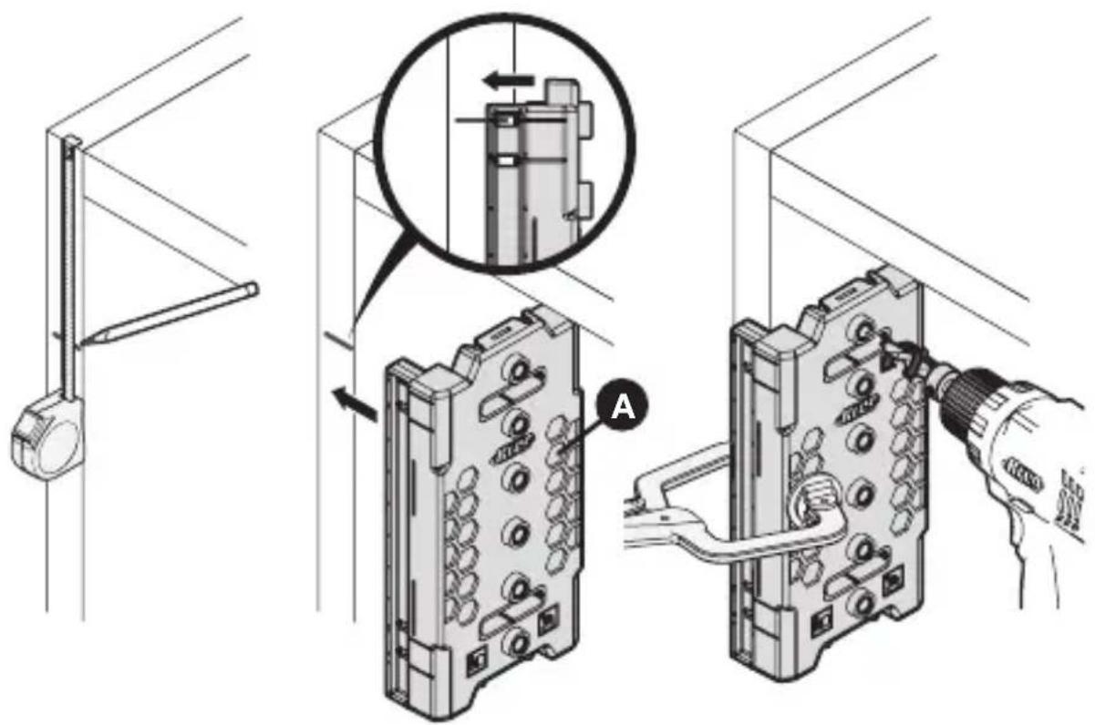Kreg Shelf Pin Jig - Marquer les trous de montage des glissières de tiroir - 3