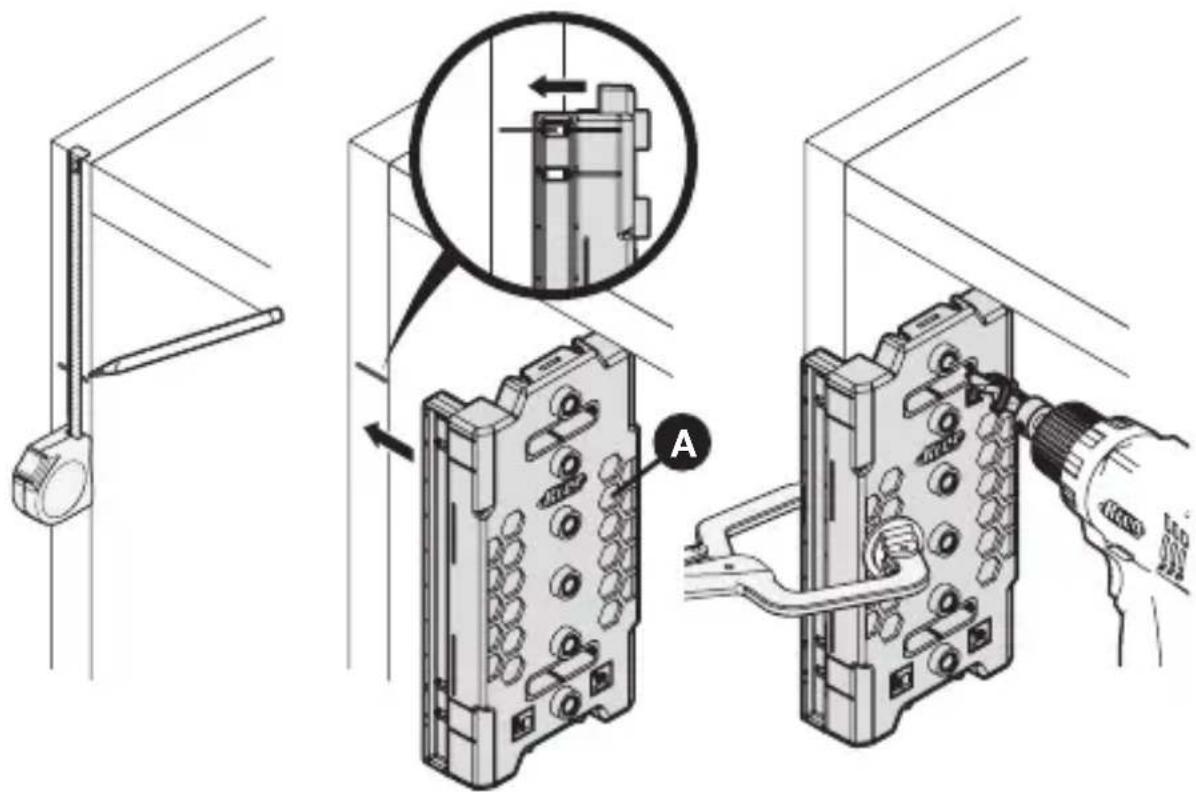Kreg Shelf Pin Jig - Marking Drawer Slide Mounting Holes - 3