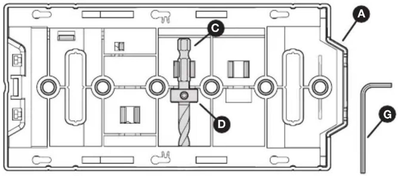 Kreg Shelf Pin Jig - Placer la bague de butée sur la mèche de perceuse - 1