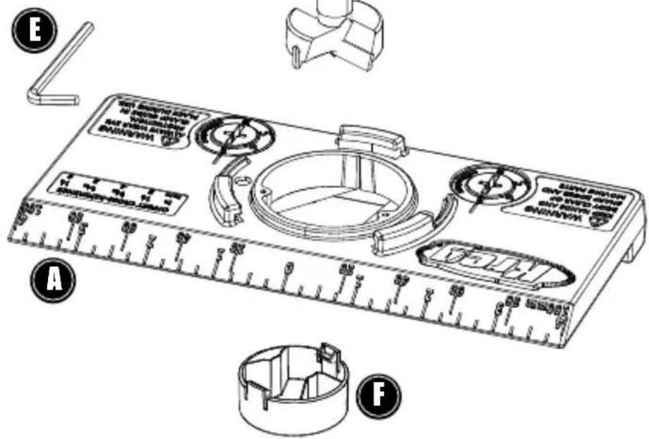 Kreg Concealed Hinge Jig - Osat - 2