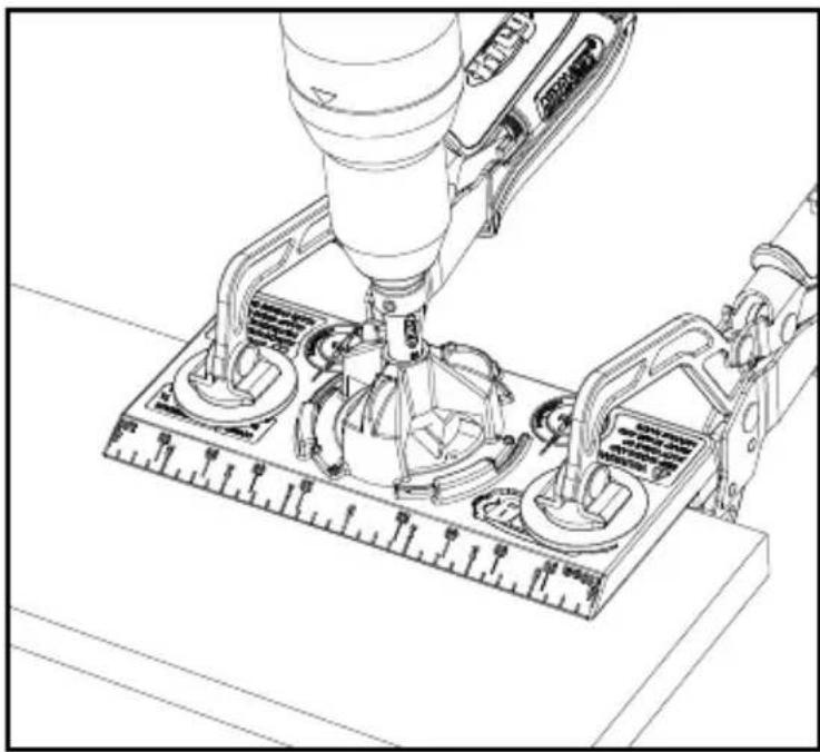 Kreg Concealed Hinge Jig - Utilisation du gabarit - 1