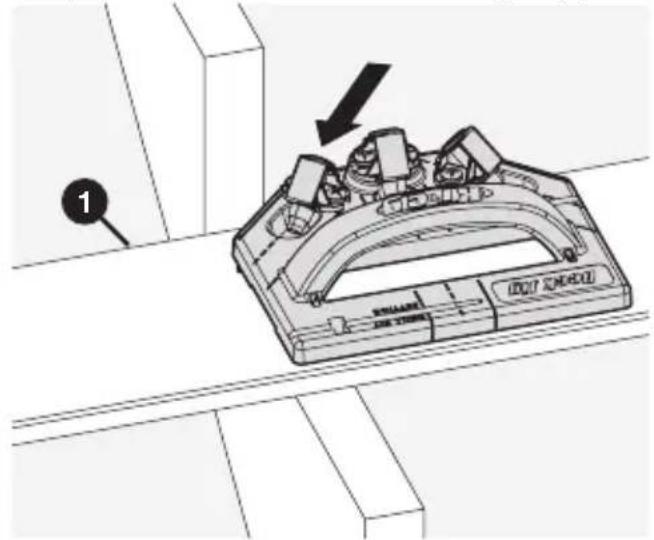 Kreg Deck Jig - Para el interior de los peldaños: - 1