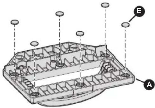 Kreg Deck Jig - Collage des pieds en caoutchouc au Deck Jig - 1