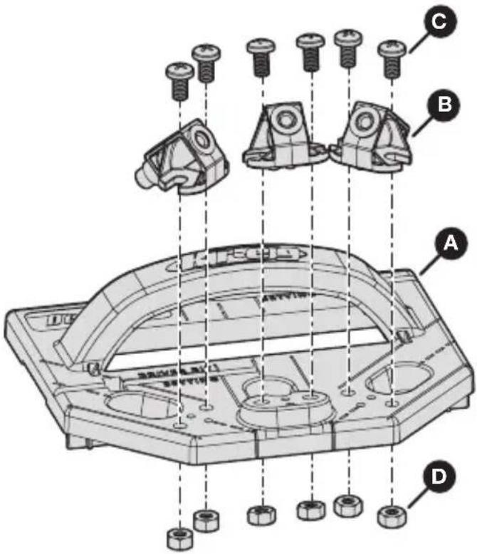 Kreg Deck Jig - Fije las guías de taladro al Deck Jig - 1