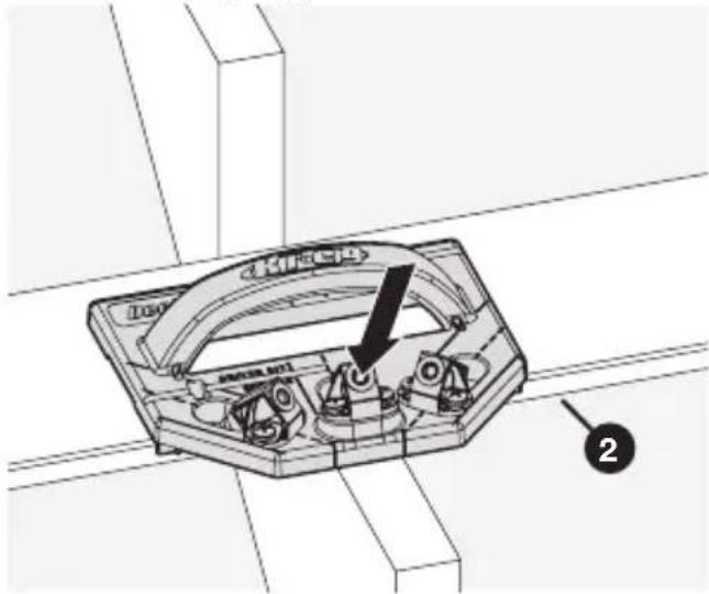 Kreg Deck Jig - Para el interior de los peldaños: - 2
