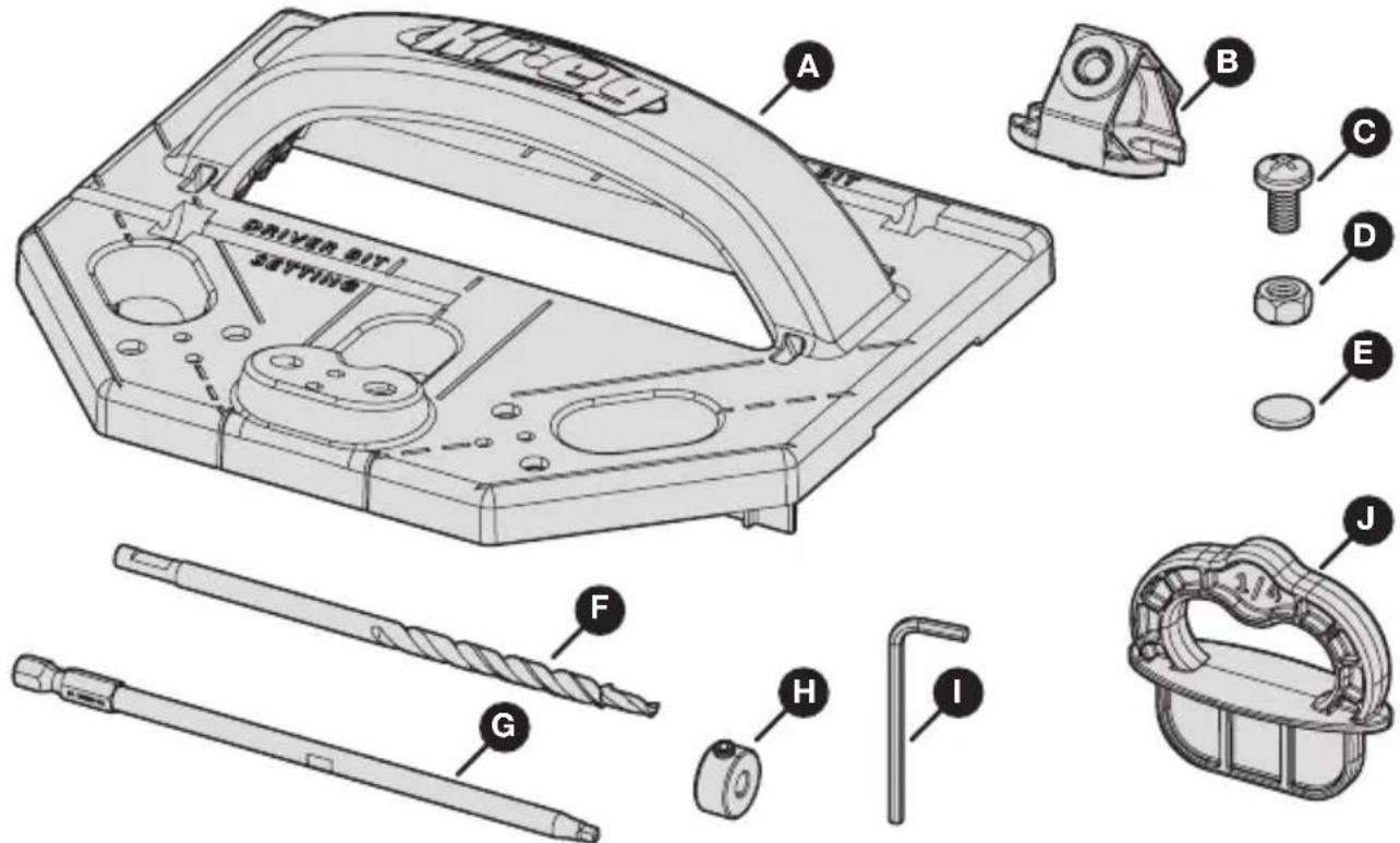 Kreg Deck Jig - Preensamblaje - 2