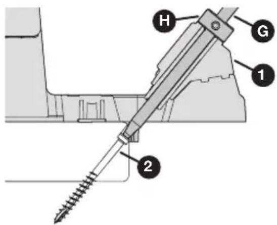 Kreg Deck Jig - Insertion d'une vis - 1