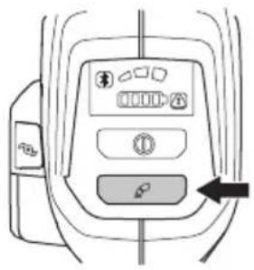 HUSQVARNA 525iLXT - Pour limiter la vitesse maximale à l'aide du bouton de mode - 1