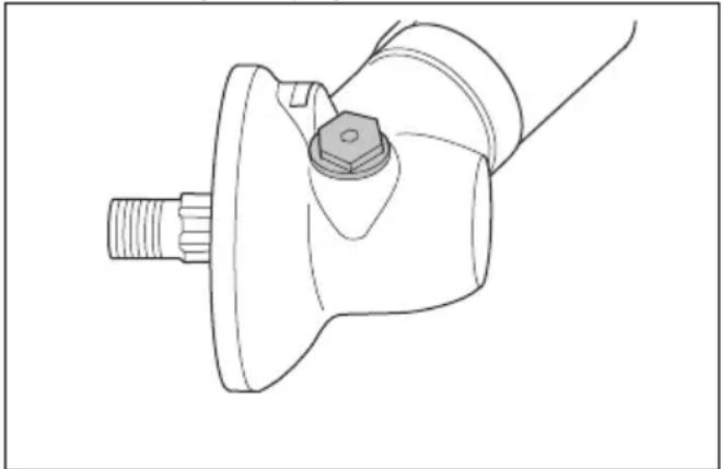 HUSQVARNA 525iLST - To lubricate the bevel gear - 1
