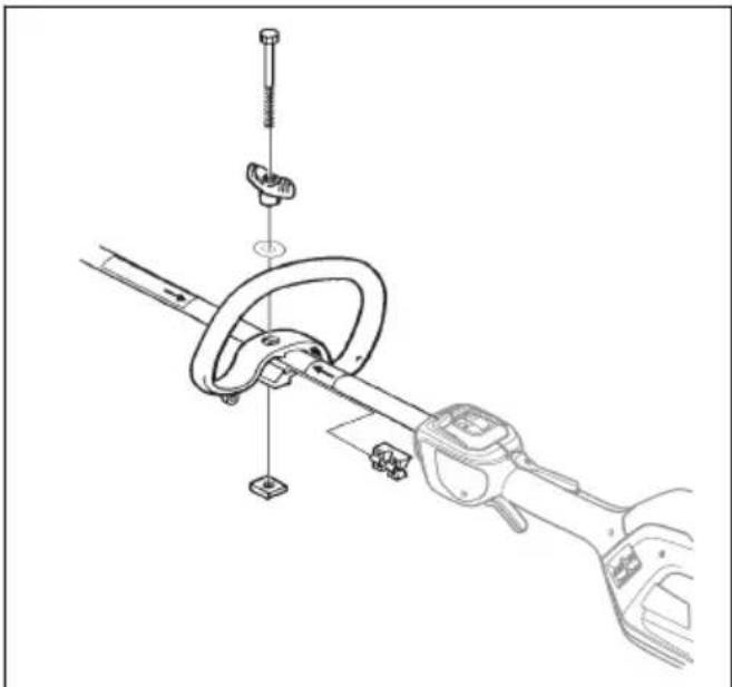 HUSQVARNA 525iLST - To assemble the loop handle - 1