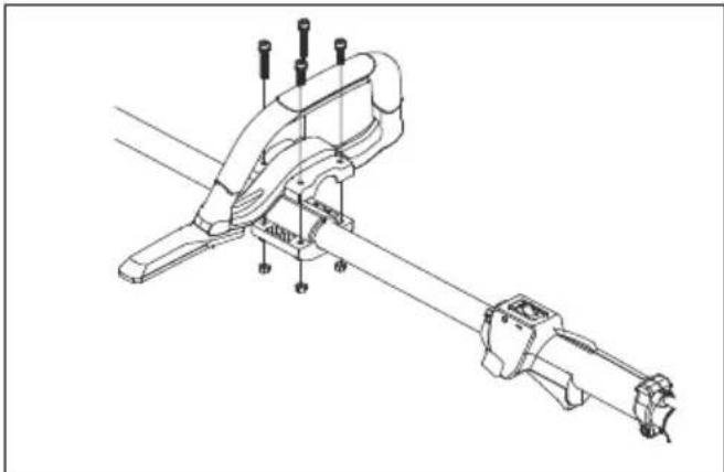 HUSQVARNA 321R - Установка рукоятки (321R) - 3
