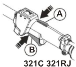 HUSQVARNA 321R - Блокировка курка дросселя - 2