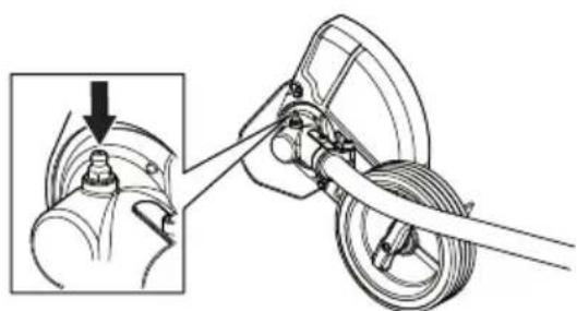 HUSQVARNA 525iES - Pour vérifier le pignon conique - 1
