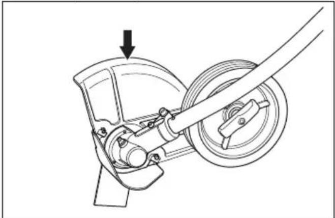 HUSQVARNA 525iES - Vérification du verrouillage de la gâchette - 7