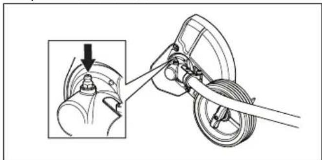 HUSQVARNA 525iES - To check the bevel gear - 1