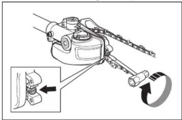 HUSQVARNA Madsaw 525iDEPS - Pour tendre la chaîne - 3