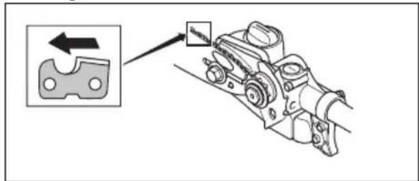 HUSQVARNA Madsaw 525iDEPS - To assemble the bar and chain - 1