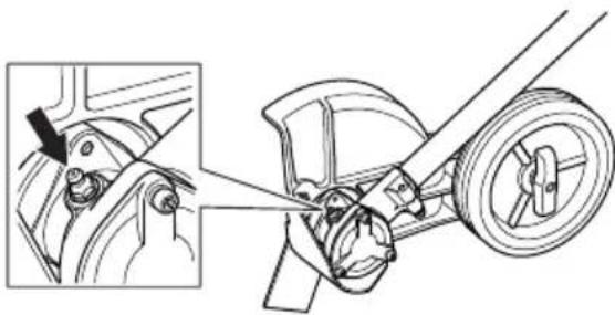 HUSQVARNA 525iECS - Pour vérifier le pignon conique - 2