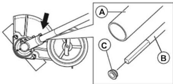 HUSQVARNA 525iECS - Pour lubrifier l'arbre d'entraînement flexible - 1