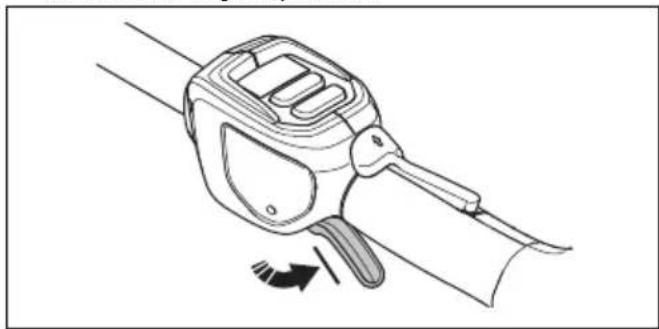 HUSQVARNA 525iECS - To do a check of the power trigger lockout - 2