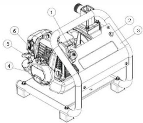 HUSQVARNA W25PEN - Vue d'ensemble - 1