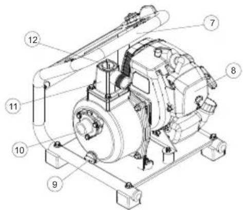 HUSQVARNA W25PEN - لتركيب خرطوم الصرف - 1