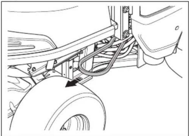 HUSQVARNA P 524X EFI - Pour remplacer la courroie de PDF - 10