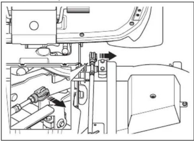 HUSQVARNA P 524X EFI - Pour régler le parallélisme du carter de coupe (C112, C122, R137) - 1
