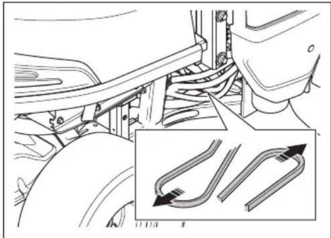 HUSQVARNA P 524X EFI - Pour remplacer la courroie de PDF - 12
