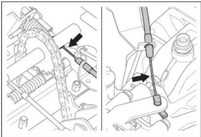 HUSQVARNA P 524X EFI - So schmieren Sie den Seilzug der Handbremse - 1