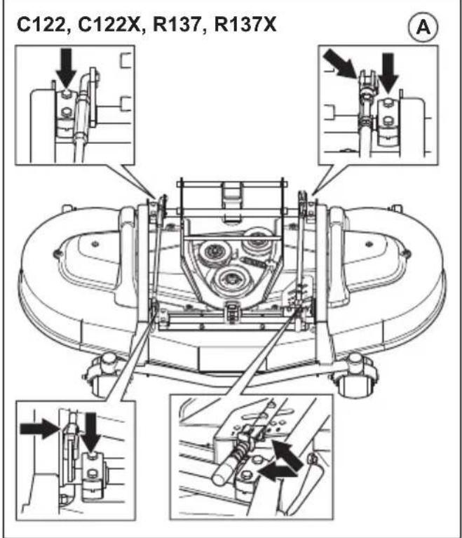 HUSQVARNA P 524X EFI - So schmieren Sie das Mähdeck - 2