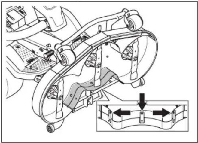 HUSQVARNA P 524X EFI - Pour retirer et installer l'obturateur du broyeur (R137, R137X) - 1