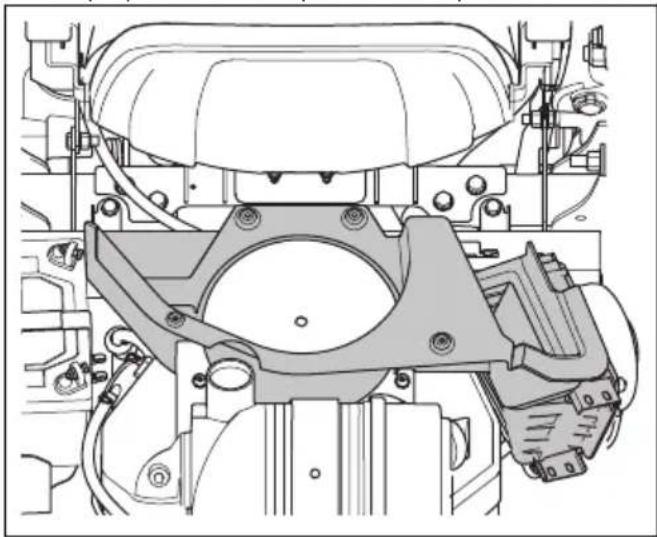 HUSQVARNA P 524X EFI - Pour nettoyer la prise d'air froid du moteur - 4