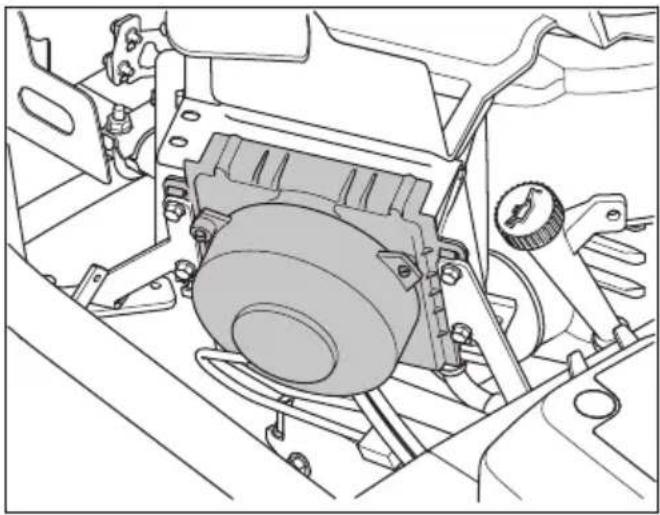 HUSQVARNA P 524X EFI - Pour nettoyer le refroidisseur d'huile hydraulique - 1